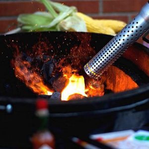 barbecue aansteken met looftlighter