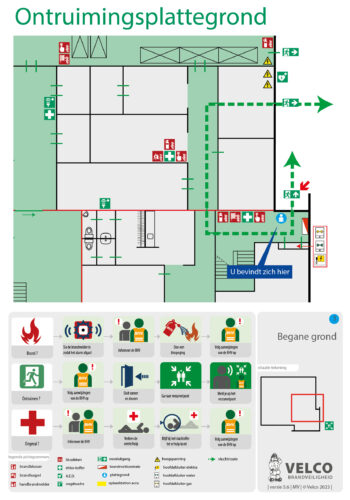 Ontruimingsplattegrond