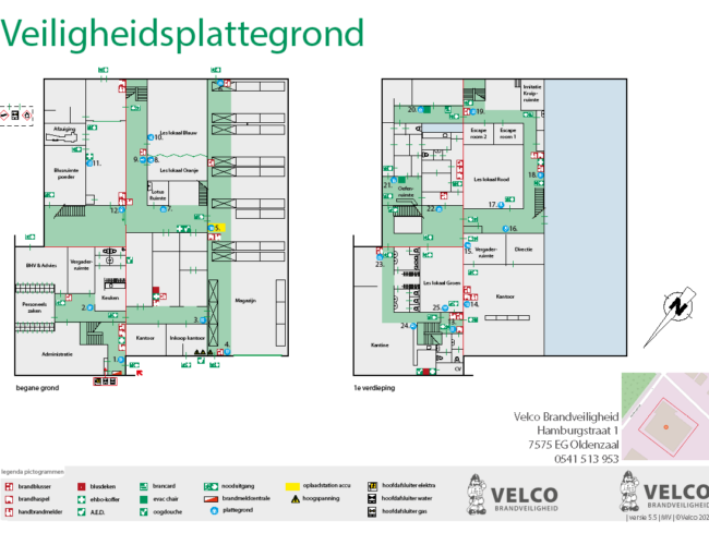 Veiligheidsplattegrond Veiligheidsplattegrond
